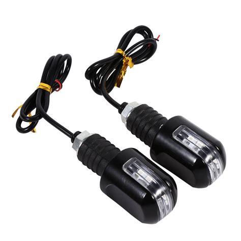 Motorcycle Turn Signals Lights Universal 6 LED Waterproof Turn Signal ...