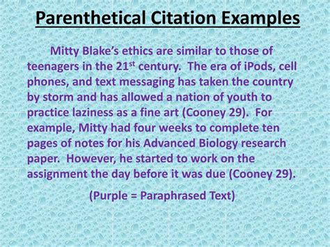 Parenthetical Referencing Examples 的图像结果