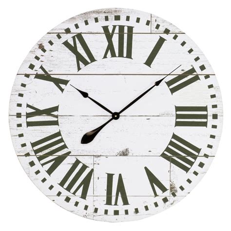 Aspire Home Accents Lisette Analog Round Wall French Country at Lowes.com