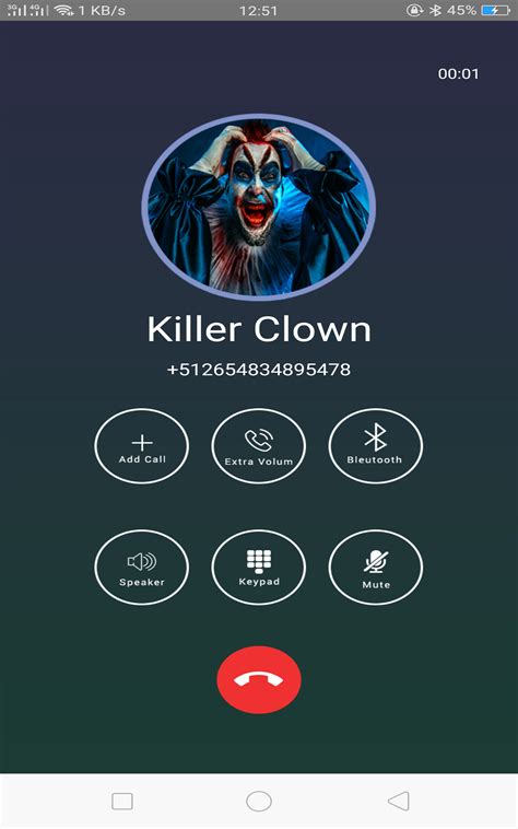 A Call From Killer Clown Video Call The Killer Clown - Prank Call Apps ...
