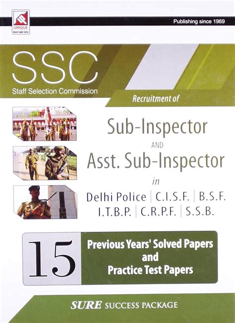 Buy SSC - Recruitment of Sub - Inspector and Asst. Sub - Inspector in ...