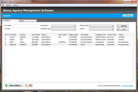Visual Database Software 的图像结果