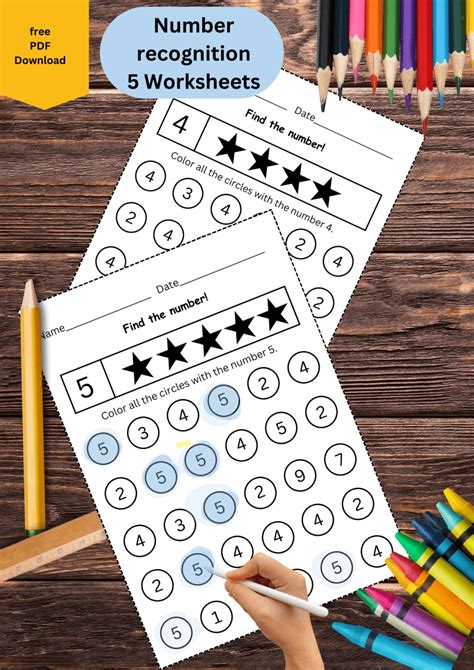 Number Identification Worksheets