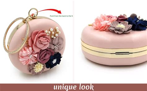 INOVERA (LABEL) Women's Floral Evening Clutch Ladies Party Wedding ...