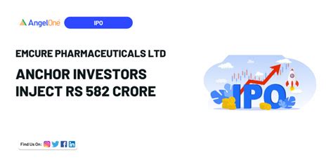 Emcure Pharmaceuticals Anchor Investors Inject Rs 582 Crore | Angel One