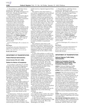 Fillable Online Petition for Waiver of Compliance by Valley Railroad ...