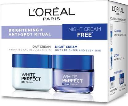 L'Oréal Paris White Perfect Day Cream + White Perfect Night Cream FREE ...