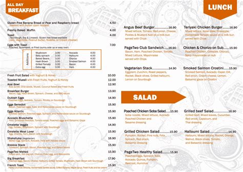 Image result for Two-Page Menu