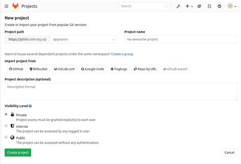 Image result for Create Project GitLab