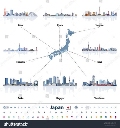 Japan Cities Map 的图像结果