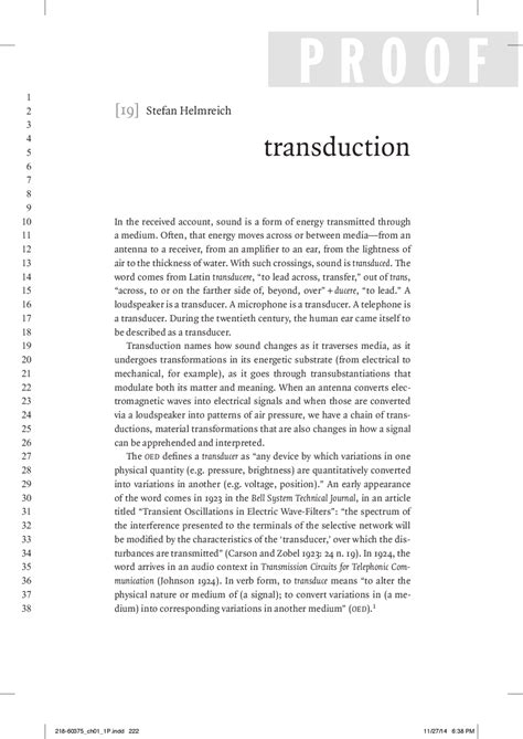 Psychology Definition Transduction at Matthew Mendelsohn blog