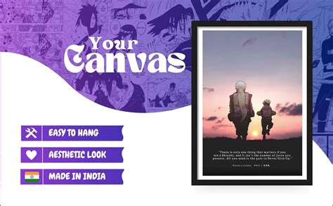 YourCanvas - | Naruto x Jiraiya | Naruto Framed Posters & Frames ...