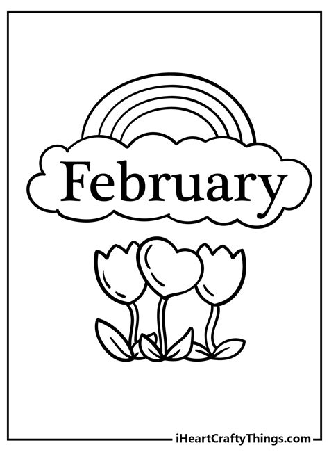 February Coloring Pages For Kids