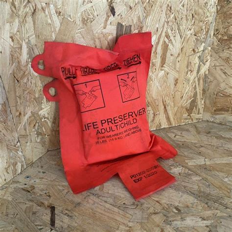 Air France life jacket Eastern Aero Marine adult/child crew red ...