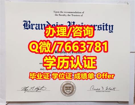 #留学攻略办布兰迪斯大学毕业证成绩单备用 | PPT