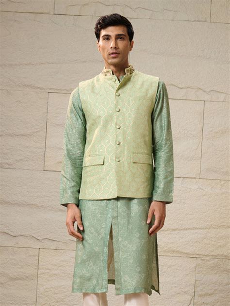 Buy Blue Rangriti Jacket | Shop Saundh