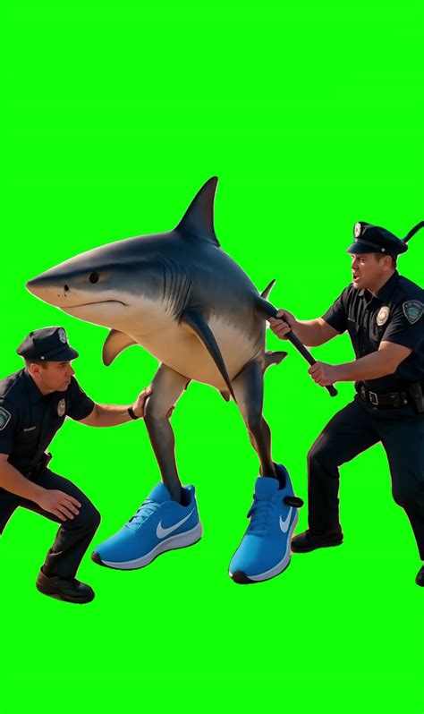Shark brainrot meme green screen - Video Download MP4