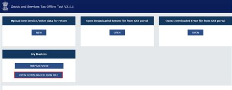 Creation of Outward Supplies Return in GSTR-1