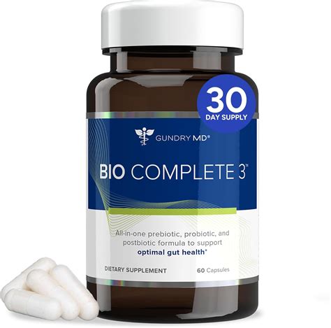 Amazon.com: Gundry MD® Bio Complete 3, 3-in-1 Probiotics for Gut Health ...