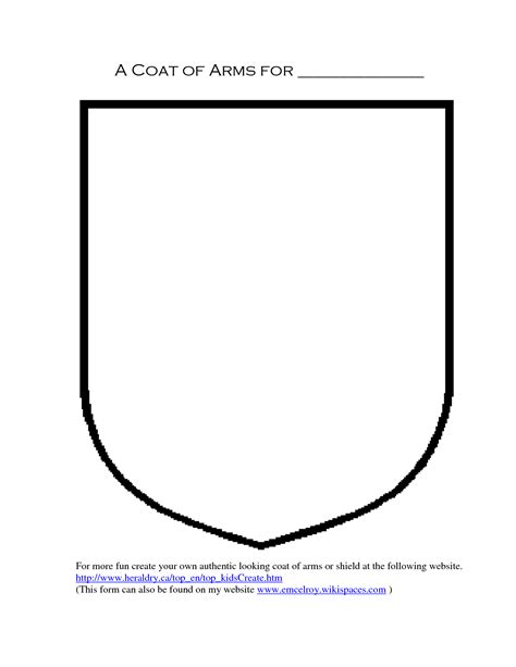 Free Coat Of Arms Template, Download Free Coat Of Arms Template png ...