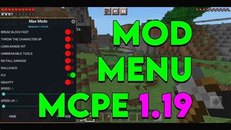 Image result for Mod Menu Minecraft Java 1.19