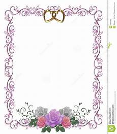 Wedding Invite Border by Wedding Invitation Floral Border Roses Stock Illustration Wedding Invite Border