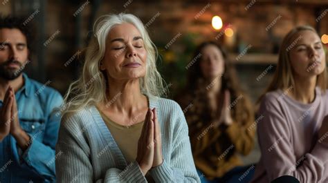 People of different religions praying together expressions of peace and mutual respect promoting ...