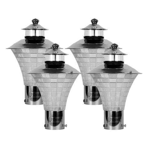 BENE Lour Garden Light 18 cm (SS, Pack of 4 Pc) : Amazon.in: Home & Kitchen