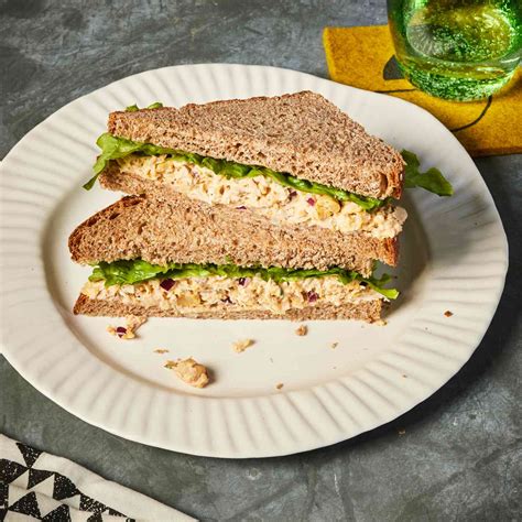 High-Protein Tuna-Chickpea Salad Sandwich