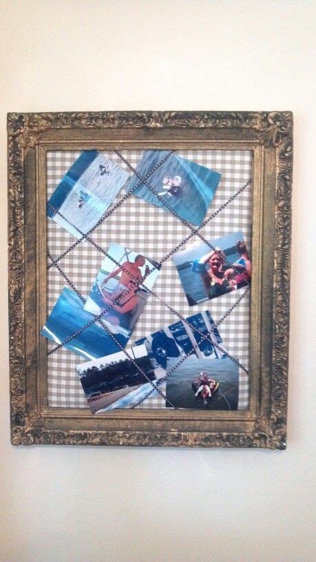 Turn a picture frame into pic collection! I customized to match my ...