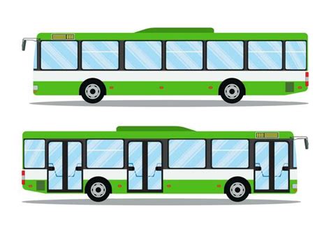 Image result for Bus Vector Art Side View