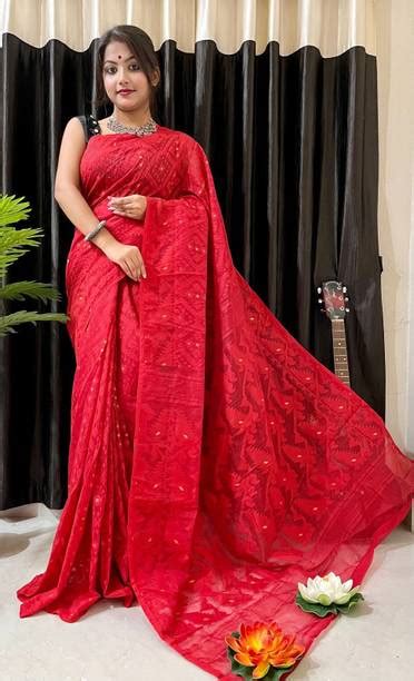 Dhakai Jamdani Sarees - Buy Dhakai Jamdani Sarees online at Best Prices ...