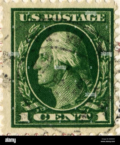 UNITED STATES OF AMERICA - CIRCA 1913: A 1 cent stamp printed in the ...