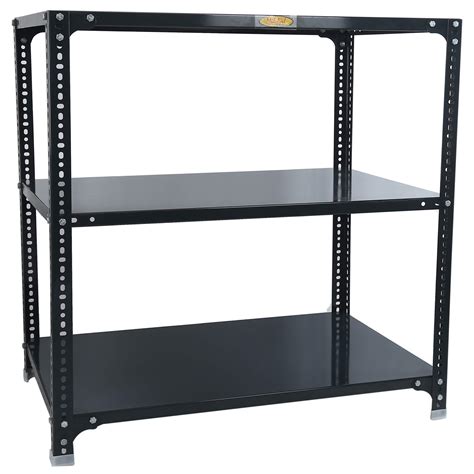 Mil-Nil Prime CRC Sheet 3 Shelf Multipurpose Slotted Angle Rack, 36 x ...