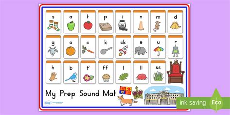 Royal Family Prep Sound Mat (teacher made) - Twinkl
