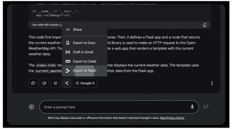 Image result for Google Bard Code Blocks