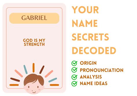 Gabriel - Boy Name Meaning and Pronunciation