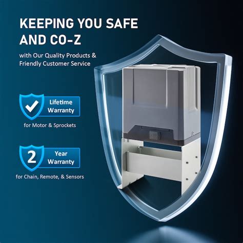 CO-Z 40-Feet Slide Universal Electric Driveway Gate Opener Kit in the ...