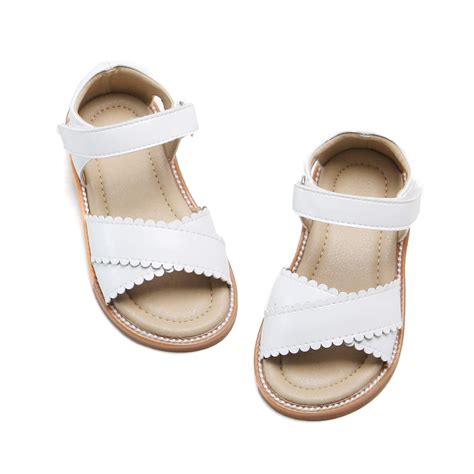 Toddler Girl White Sandals Size 7 - Little Girl Easter Summer Dress ...