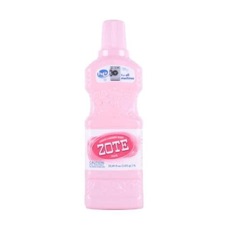 ZOTE Pink Liquid Laundry Soap, 33.81 fl oz, Concentrated Formula ...