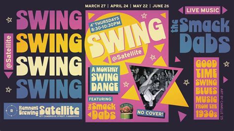 Swing @ Satellite w/ The Smack Dabs!, Remnant Satellite, Cambridge, 26 ...