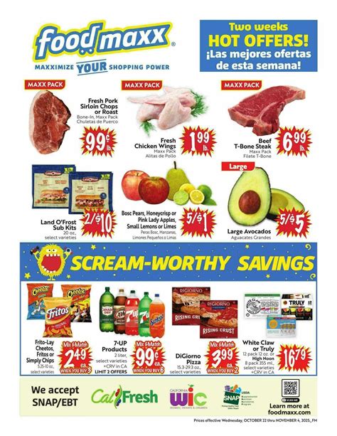 Food Maxx Flyer this week from October 22