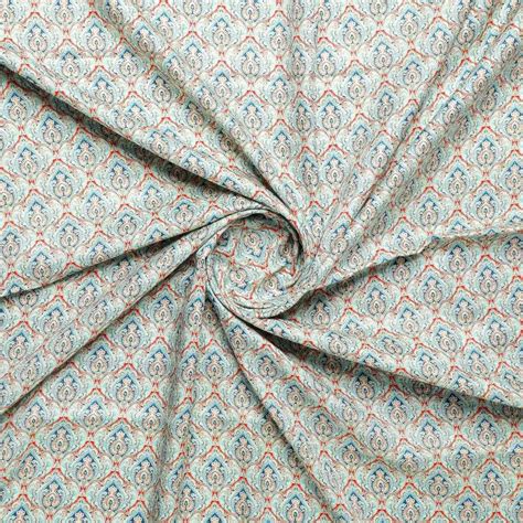 Digital Printed Pashmina Fabric - Floral - Unstitched Fabric – FAB ...