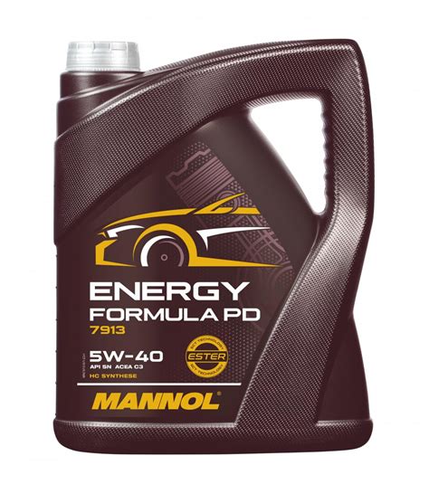 MANNOL 7913 Energy Formula PD 5W-40 API SN // ACEA C3 Engine oil for ...