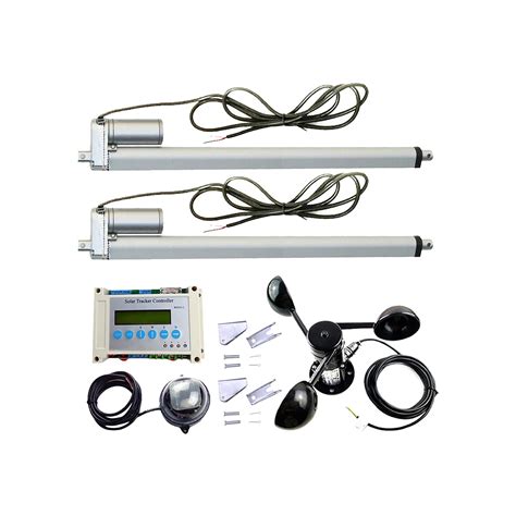 Buy STUFY Complete Solar Panel Tracker 18" Linear Actuator Motor +LCD ...