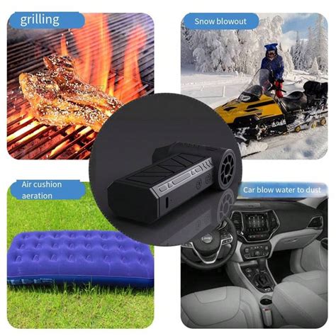 Turns High Speed Violent Turbo Fan Camping Fan Handheld Fan Turbo Fan ...