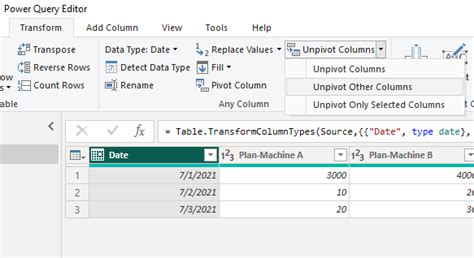 Solved: Creating a table for daily plan vs. actual data - Microsoft ...