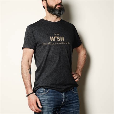 I Cast Wish Tshirt Dungeons and Dragons Shirts Wish Spell - Etsy