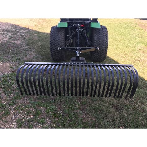 Impact Implements 62 3PT Landscape Rake On John Deere 445, 44% OFF