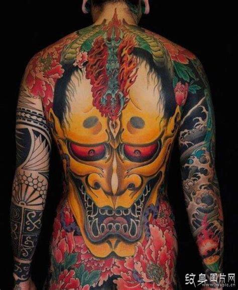 青面獠牙纹身图案欣赏，来自日本的恶灵般若纹身-纹身图片网